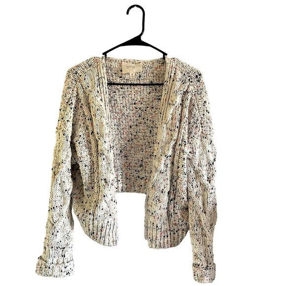 Jessica Simpson Sweaters - Jessica Simpson Confetti Cable Size XS Cardigan